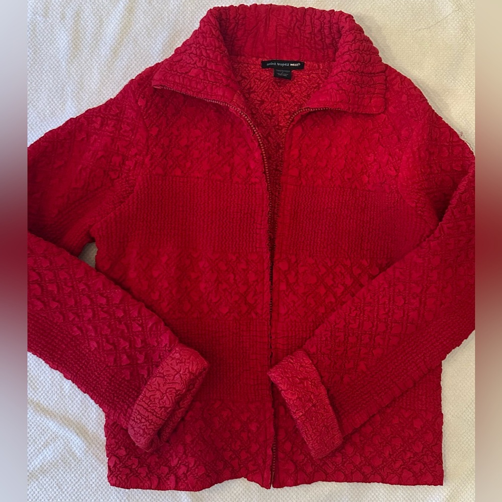 Saint Tropez West Crinkle Jacket in Large